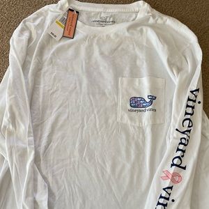 Vineyard Vines Cancer Awareness Long Sleeve T-Shirt